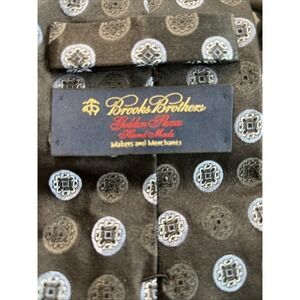 Brooks Brothers GOLDEN FLEECE Hand Made Makers Merchants‎ Black Circular Tie 60"